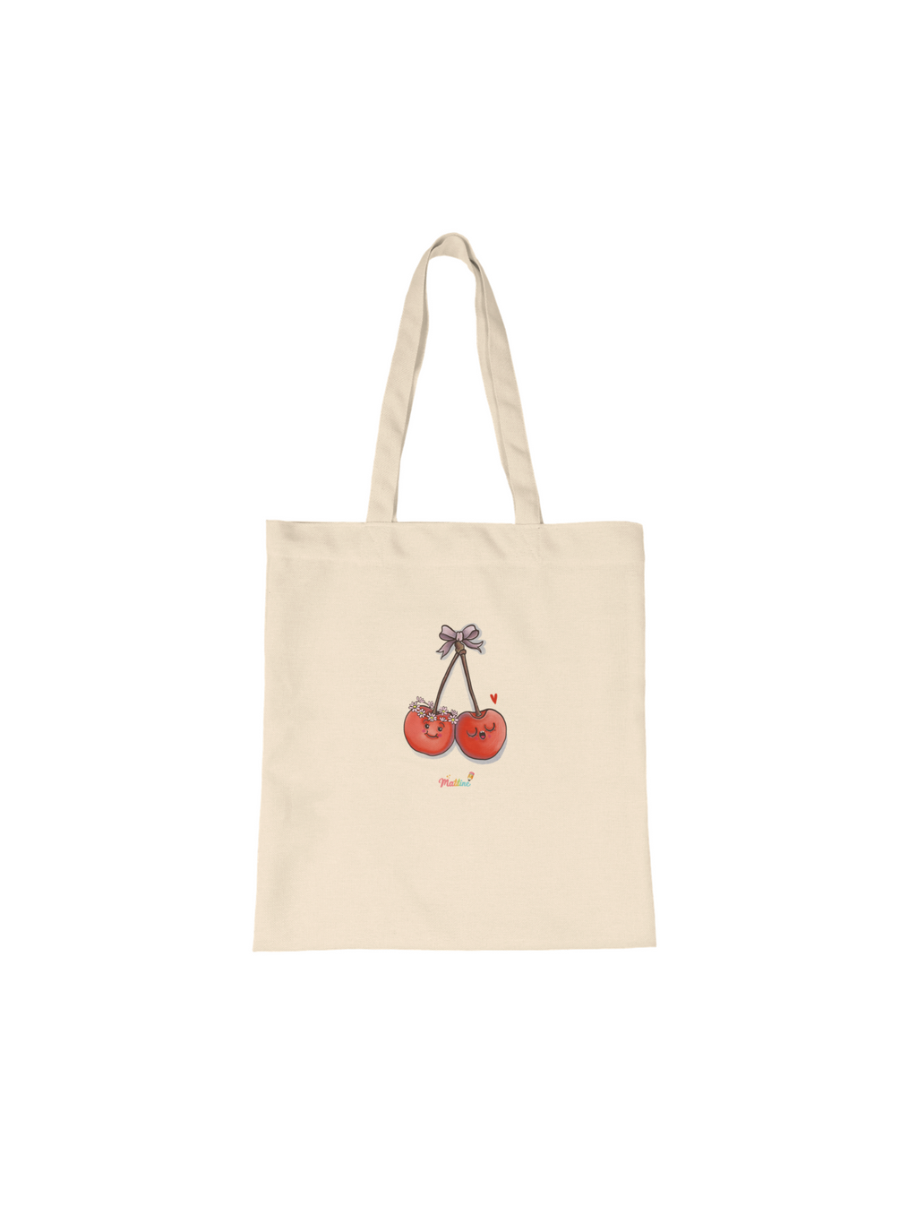 Borsa in tela Ciliegie innamorate