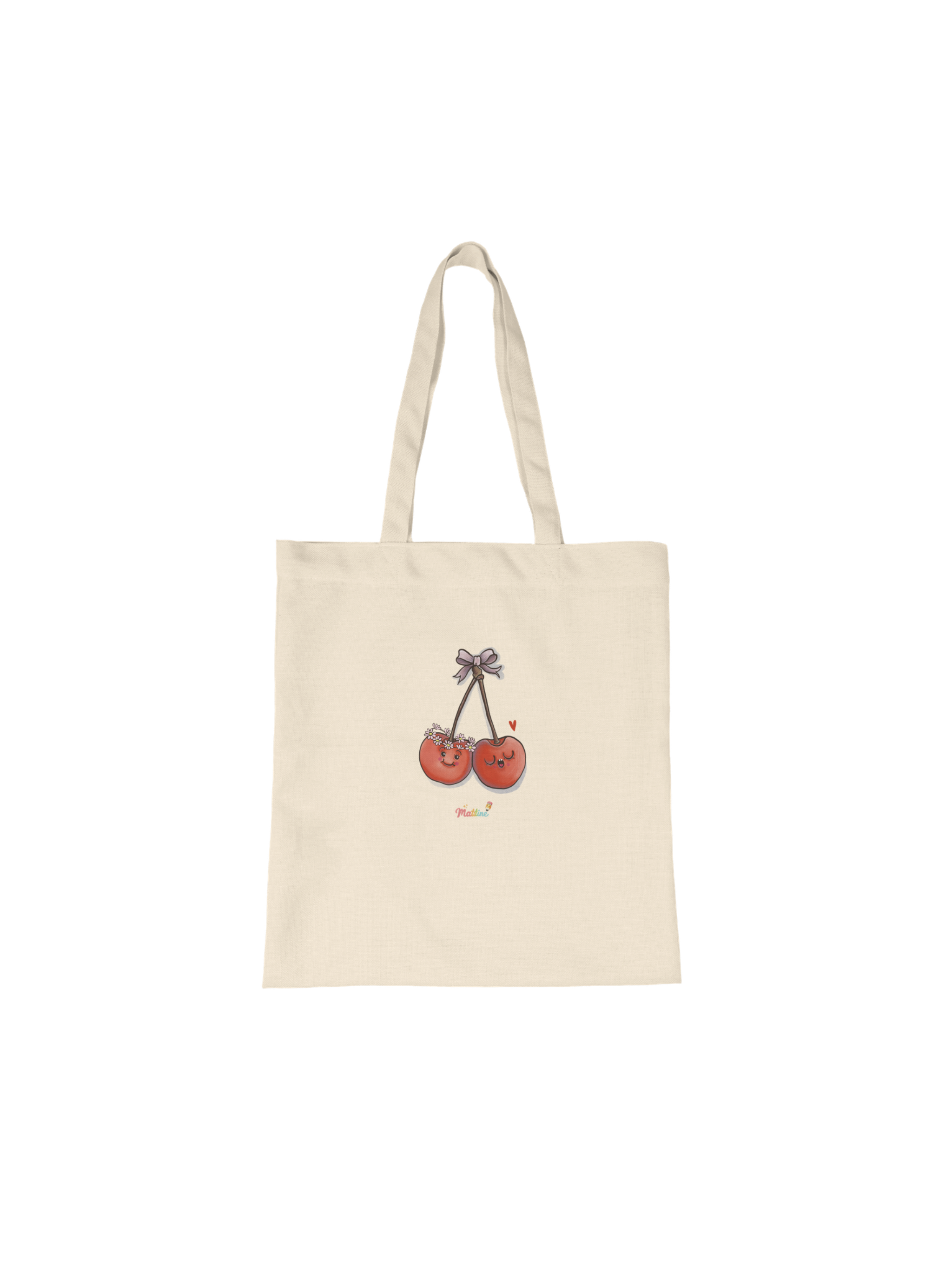 Borsa in tela Ciliegie innamorate